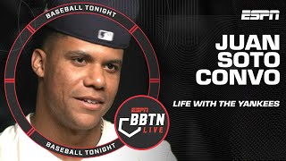 Juan Soto describes life with the New York Yankees  Baseball Tonight [upl. by Adnirem]