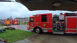 Working House Fire Lightning Attic Fire Eve Attack Booster Backup Escambia County Pensacola Florida [upl. by Broadbent]