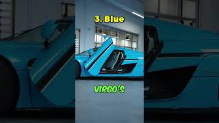 Top 5 Car Colors For Virgo Zodiac Sign [upl. by Kcinemod702]