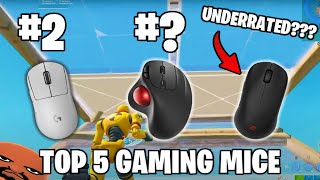 TOP 5 GAMING MICE FOR FORTNITE UPDATED MAY 2024 [upl. by Lansing267]