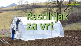 Rastlinjak za vrt [upl. by Laughlin]