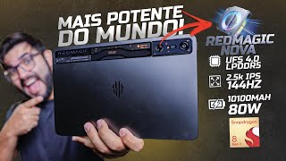 CHEGOU O TABLET GAMER mais potente do mundo Redmagic NOVA Com super bateria e processamento [upl. by Anoo]