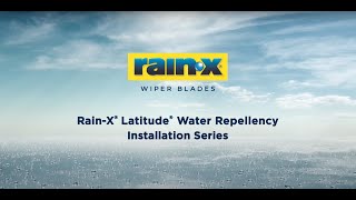 How to Install RainX® Latitude® Water Repellency Wiper Blades  Small JHook Installation [upl. by Sinclare]