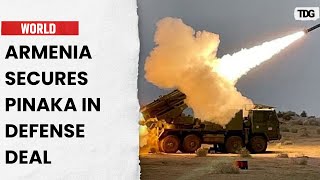 India Begins Export of Pinaka Rocket Systems to Armenia Strengthening Defense Ties  TDG [upl. by Rooke]