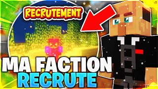 FROZENIA V6 MA FACTION RECRUTE  SERVEUR MINECRAFT PVPFACTION MODDE 02 [upl. by Berthe]