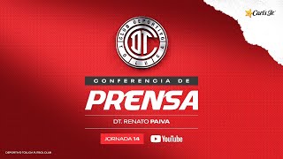 Conferencia de prensa DT Renato Paiva  Necaxa vs Toluca J14 Ap2024 [upl. by Berte325]