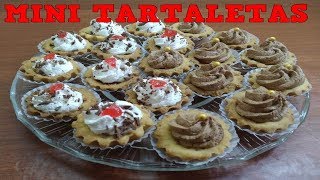 ▶▶RECETA DE MINI TARTALETAS DULCES🤩💯💥 [upl. by Apurk]