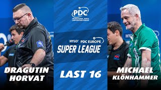 Dragutin Horvat vs Michael Klönhammer  PDC Europe Super League 2023  Full Match [upl. by Sunev]