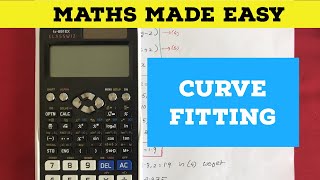 Solve Curve fitting Problem using scientific calculator Numerical Methodsquickly🔥 [upl. by Regor]