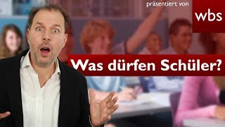 20 Dinge die Schüler nicht dürfen aber trotzdem machen  Rechtsanwalt Christian Solmecke [upl. by Alyakcm312]