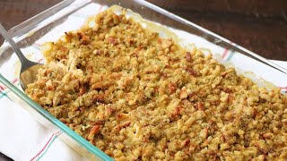 Easy Chicken and Stuffing Casserole Bake with Stove Top Stuffing So Delicious [upl. by Dis239]