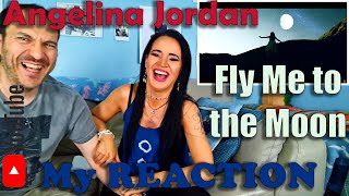 My Reaction to Angelina Jordans Fly Me to the Moon [upl. by Trixie]