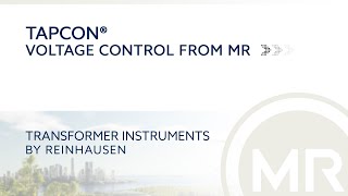 TAPCON®  voltage control from MR  Transformer Instruments by Reinhausen [upl. by Utir240]