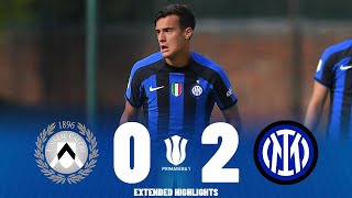 Inter vs Udinese  Campionato Primavera 1  Highlights 30042023 [upl. by Wit]