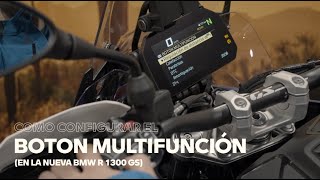 Como usar el nuevo Botón Multifunción en la BMW R 1300 GS [upl. by Oibaf]