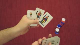 SCOPA Card Game Quick Walkthrough w Doron [upl. by Odnomyar]