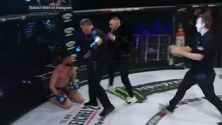 Conor McGregor storms cage and confronts referee  ESPN [upl. by Ross]