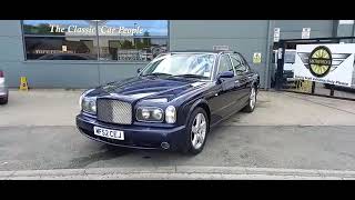 2002 BENTLEY ARNAGE  MATHEWSONS CLASSIC CARS  20 amp 21 MAY 2022 [upl. by Ijic]