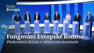 Předvolební debata  Evropská komise a český eurokomisař  Naše Evropa  TN Live [upl. by Geaghan781]