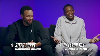 He showed his greatness  DeAaron Fox on losing to Steph Curry in the playoffs  NBA Countdown [upl. by Dlorah]