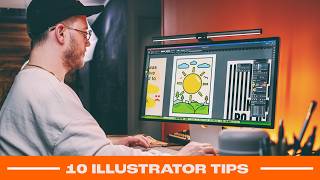 10 Adobe Illustrator Tips amp Tricks 2024 🎉 [upl. by Ahsimin]