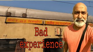 Mumbai to Delhi worst experience in Train  Garib Rath ki Chair Car mein kabhi mat travel karna😰 [upl. by Novel]