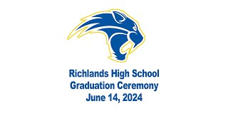 Richlands High School Graduation — June 14 2024 — 900 AM [upl. by Wiseman]