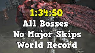 Former World Record Speedrun All Bosses No Major Skips  Dark Souls 3 [upl. by Niffirg536]