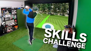 Home Golf Simulator  FSX SKILLS CHALLENGE [upl. by Annavaig]