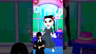 My Talking Angela 2 Vs Wednesday 🕷 [upl. by Kerman257]