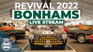 Bonhams Goodwood Revival sale 2022 Live stream [upl. by Nirtiac]