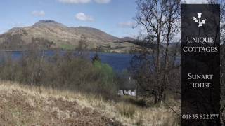 Sunart House Loch Sunart Argyll  Self catering holiday accommodation [upl. by Nybbor]