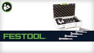 Festool ZOBO ForstnerStyle Drill Bit Set 500173500174 [upl. by Murvyn]