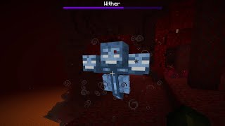 SPEEDRUNNING MINECRAFT while withers are spawning again [upl. by Adlig]