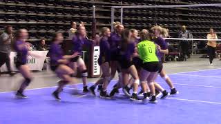 2024 Wyoming 1A Volleyball Championship Match Point Little Snake River vs Cokeville [upl. by Akimahc]