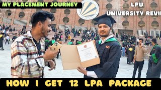 My 12 Lakh Placement Journey  LPU Convocation 2024  LPU Placement  LPU Review  LPU University [upl. by Bresee]