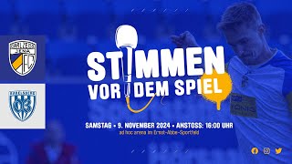 Die quotStimmen vor dem Spielquot gegen den SV Babelsberg 03 Sa 09112024 16 Uhr [upl. by Cleveland]