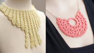 ARETES Y COLLARES EN CROCHET [upl. by Haelahk728]