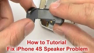 How to Fix iPhone 4S Speaker Problem [upl. by Morocco596]