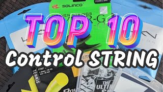 Top 10 CONTROL String you NEED to Try  Alex Tennis [upl. by Arnuad598]