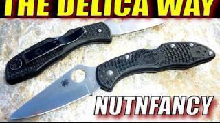 Spyderco Delica knives Reference EDC [upl. by Lyda]