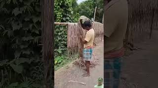 Jute bag making process shortvideos makingvideos jute agriculture juteindustry viralshort [upl. by Megen]