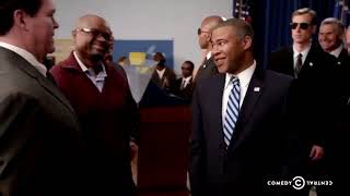 Key amp Peele Obama Presidential Handshake Scene [upl. by Eberhard]