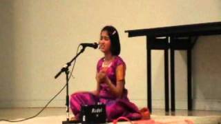 2nd place Junior Krithi Cleveland Aradhana  Raju Vedale  Ragam Todi [upl. by Alegna]