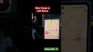 Uber Surge vs Lyft Bonus [upl. by Ellener]