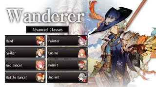 Advanced Classes of Wanderer  EX Skills  Avabel Online [upl. by Aicilaana]