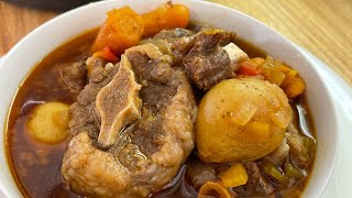 THE EASIEST WAY TO MAKE OXTAIL SOUPOLD SCHOOL OXTAIL SOUPINSTANT POT SUNDAY DINNER RECIPE IDEA [upl. by Tiersten]