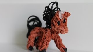 Rainbow Loom Nederlands paardje eenhoorn [upl. by Aniroz]