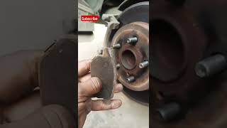 Easy brake pad replacement 😲👈 YouTube viral shots [upl. by Eocsor]