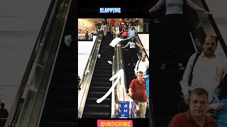 Again Escalator Slapping Prank 😂 shorts escalator slappingprank funny maheshbiswal viral k [upl. by Sayles]